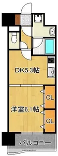 ニューシティアパートメンツ南小倉Ⅱ【902号室】の間取り