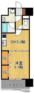 ニューシティアパートメンツ南小倉Ⅱ【803号室】の間取り