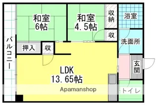 木本ビル【5階】の間取り