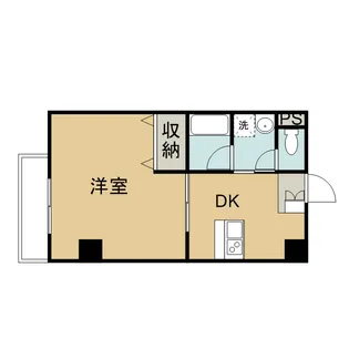 1Kの間取り画像