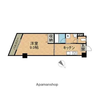 フレスコブリーザァ【202号室】の間取り