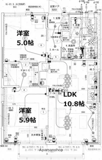 メゾン・ナンディナB棟【2階】の間取り