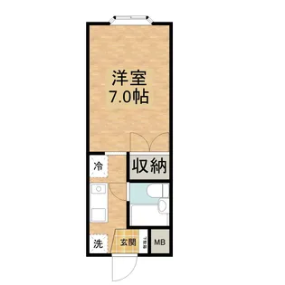 ベイプレイスマンション【101号室】の間取り