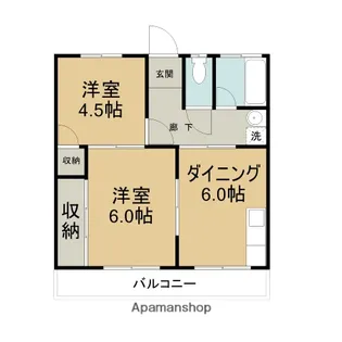高梨ハイツ【302号室】の間取り