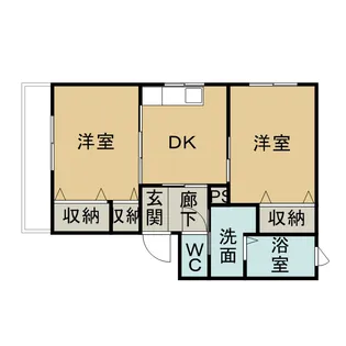 ソレイユ花園【201号室】の間取り