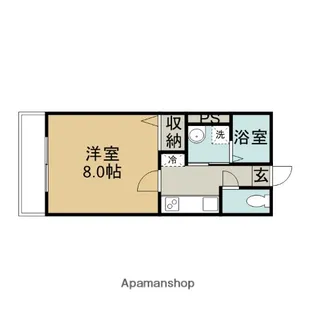 グランコート川口2NDSTAGE【102号室】の間取り