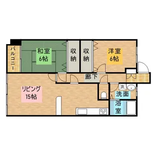 福田ハイツ【101号室】の間取り