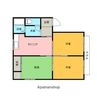 リーベンハイムB棟【202号室】の間取り