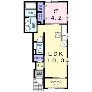 AMATUKI【1階】の間取り