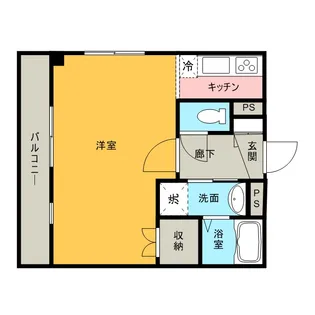 シーローズ【302号室】の間取り