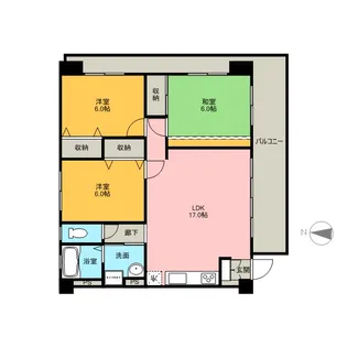 ウェルスマンション【201号室】の間取り