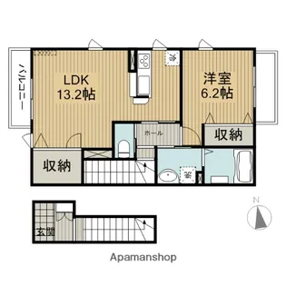 クラングⅠ【2階】の間取り