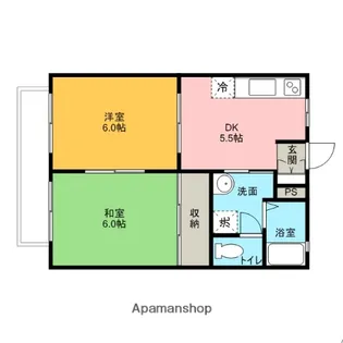 ファミール21【101号室】の間取り