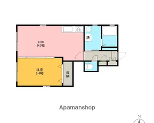 シャーメゾンアカシヤ【1階】の間取り
