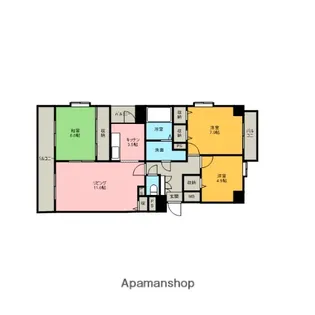 ビバシティ相生【1201号室】の間取り