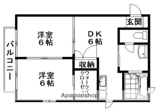シャーメゾンMIOSAMA【1階】の間取り