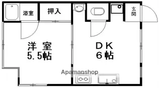 エクセルハイツ【102号室】の間取り