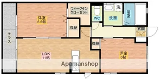 FK PRIME【101号室】の間取り