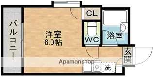 グレイス扇町【201号室】の間取り