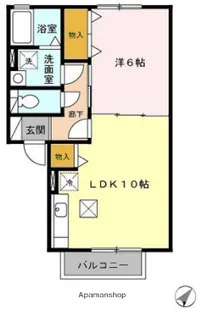 メルベーユ尾崎【1階】の間取り