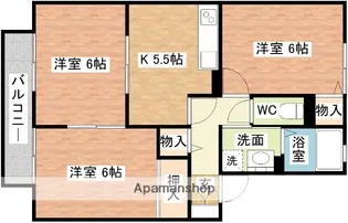 セジュールTAKAISHI【1階】の間取り