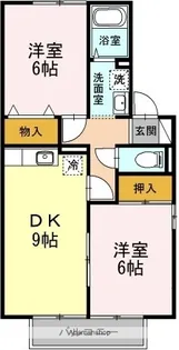 セジュール松永【1階】の間取り