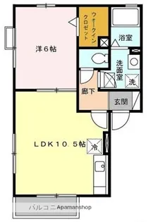SEA SIDE TAKASHIMA【2階】の間取り