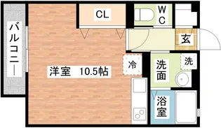 シエルガーデン【1階】の間取り