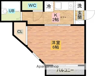 サンフラウアまなび野【201号室】の間取り