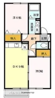 サニーヒルTOGITSU【2階】の間取り