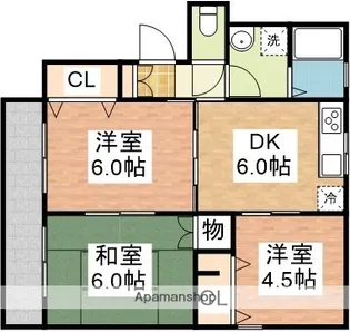 さくらハウス【1階】の間取り
