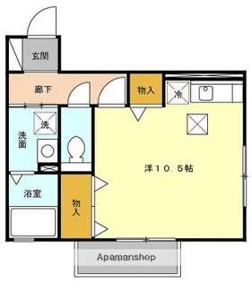 ビジュービスタⅢ【1階】の間取り