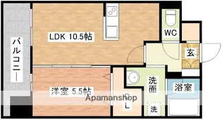 ABITI浜町【13階】の間取り