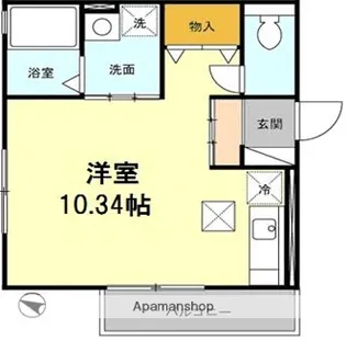 ビジュービスタⅣ【1階】の間取り