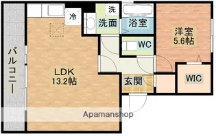 シェリエ立岩 B棟【3階】の間取り