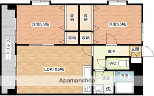 アーブルセゾン【3階】の間取り