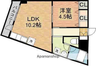 森田ビル(川平町)【405号室】の間取り