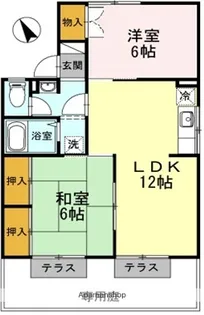 メゾンド山下Ⅰ【101号室】の間取り