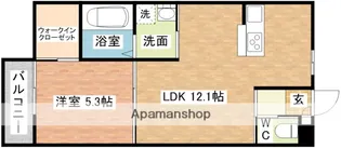MODERN PALAZZO平間WEST【1階】の間取り