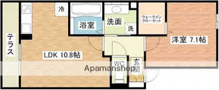 ベル フェリシア【1階】の間取り