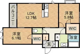 エルシード【3階】の間取り