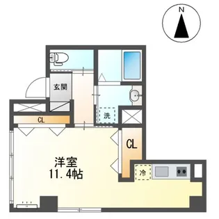 A&M FELICIE【1階】の間取り
