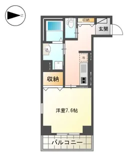 CREST IN CHITOSE【5階】の間取り