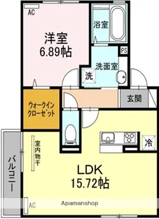 ルミエールカーサ【2階】の間取り
