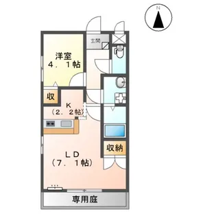 CASA LUSSO【1階】の間取り
