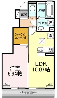 フォルホータ【1階】の間取り