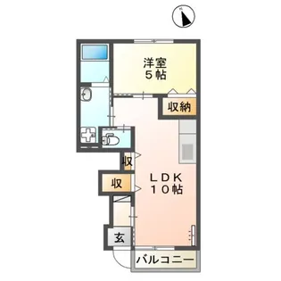 BELLE FLEUR【1階】の間取り