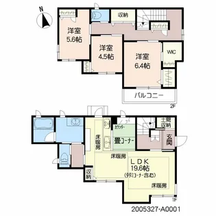 長崎県長崎市彦見町【一戸建】の間取り
