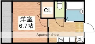 サナム葉山【2階】の間取り