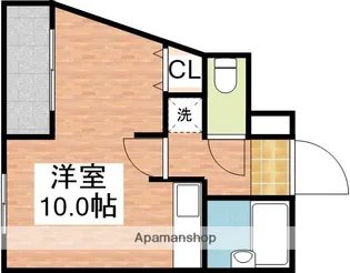 ハイツプログレス【1階】の間取り